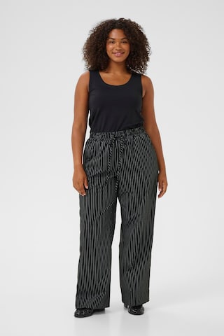 Loosefit Pantalon 'Eloana' KAFFE CURVE en noir
