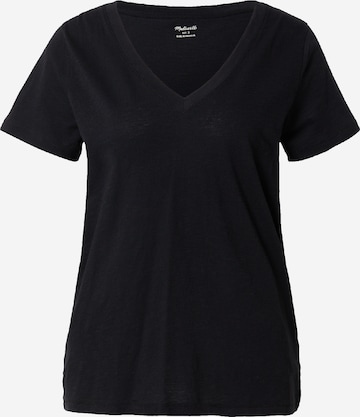 Madewell - Camisa 'WHISPER' em preto: frente