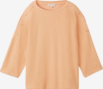 T-shirt TOM TAILOR en orange : devant