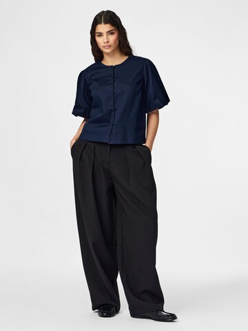 Chemisier 'PCBlair' PIECES en bleu