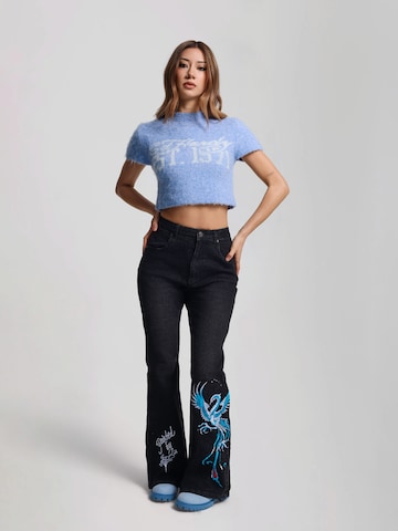 Ed Hardy Top in Blauw
