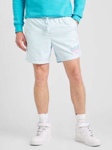 Nike Sportswear regular Παντελόνι σε μπλε: μπροστά