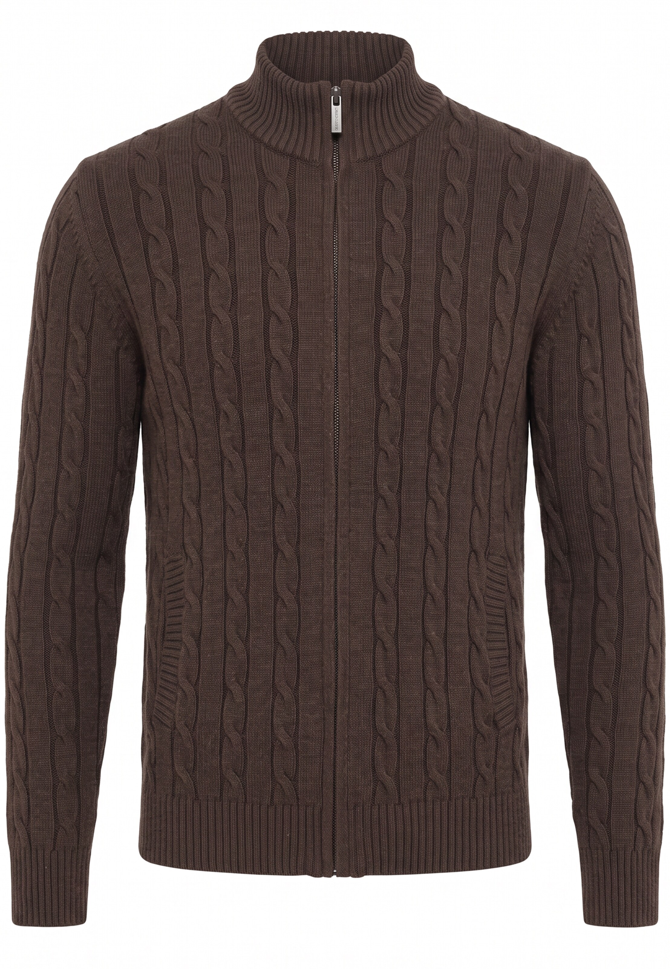 Felix Hardy Strickjacke in XXL in braun, Produktansicht