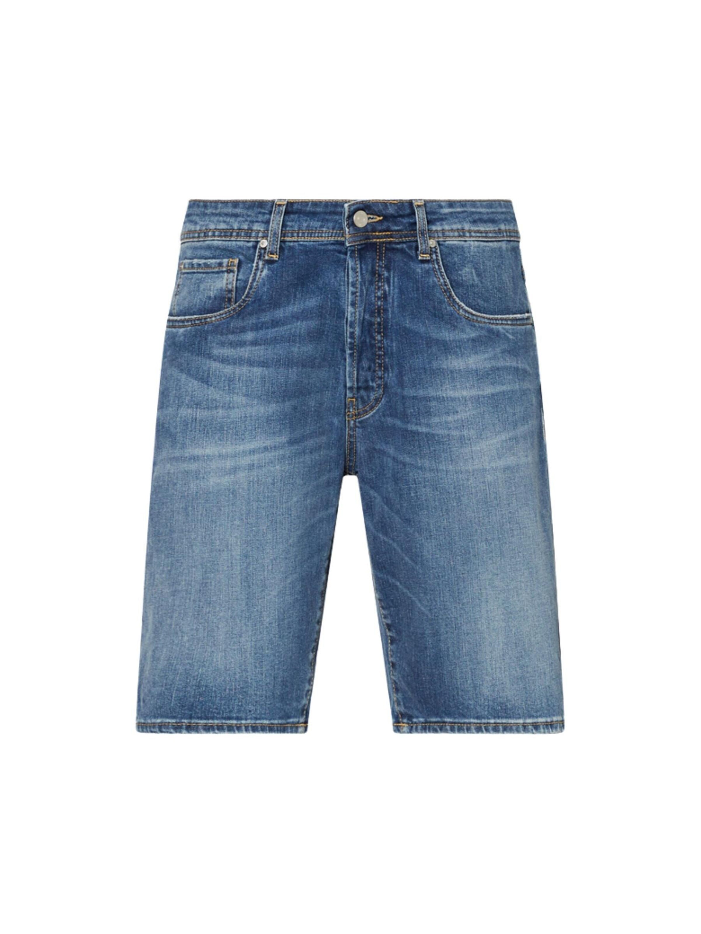 Liu Jo Jeansy 'LIU JO UOMO JEANS BERMUDA BRUCE BERMUDA' w kolorze niebieski: przód