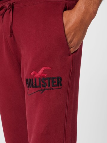 HOLLISTER Normální Kalhoty – červená