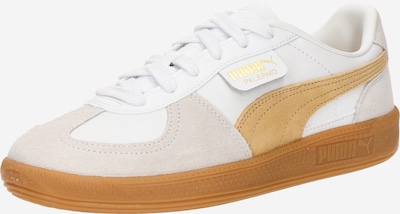 Sportbačiai be auliuko 'Palermo' iš PUMA, spalva – kupranugario / akmens / balta, Prekių apžvalga