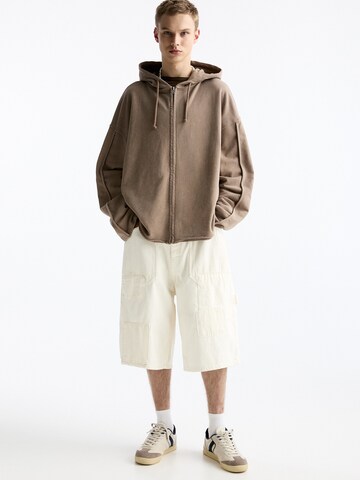 Giacca di felpa di Pull&Bear in beige