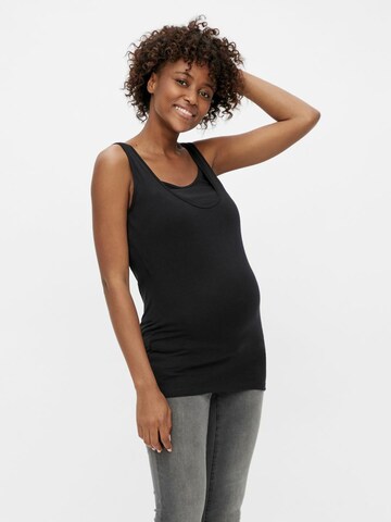 MAMALICIOUS Top 'Sia Nell' in Black: front