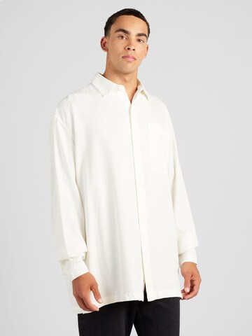 TOPMAN - Ajuste confortable Camisa en beige: frente