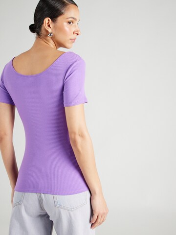 PIECES Shirt 'KITTE' in Purple