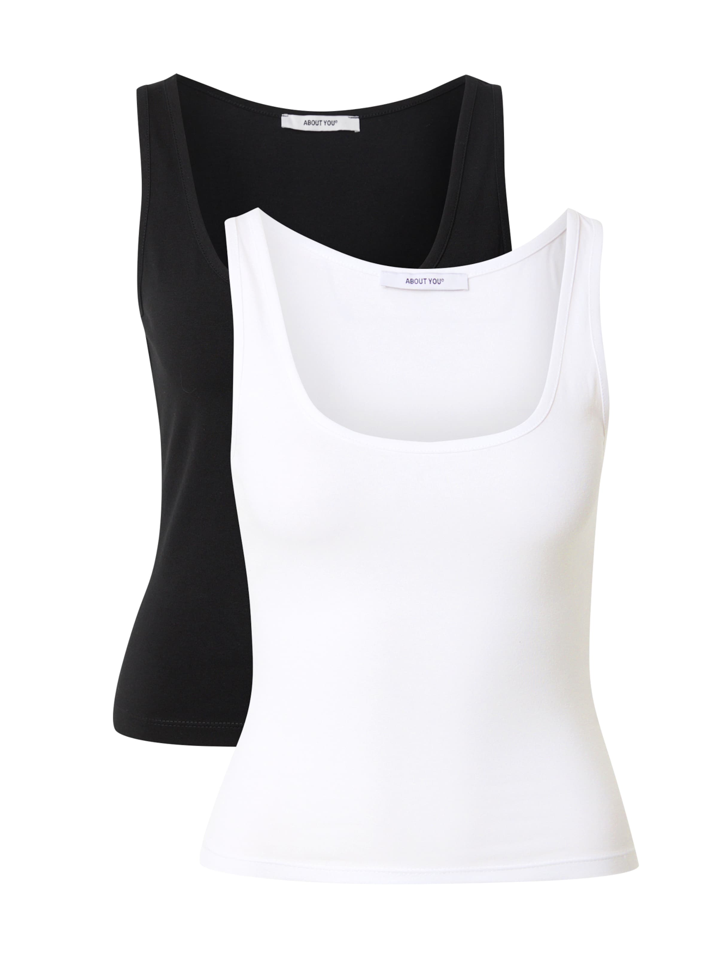 ABOUT YOU - Top 'Pia' em preto: frente