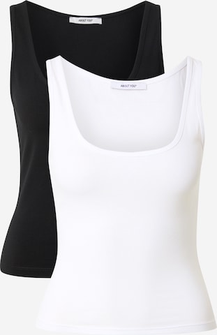 ABOUT YOU - Top 'Pia' en negro: frente