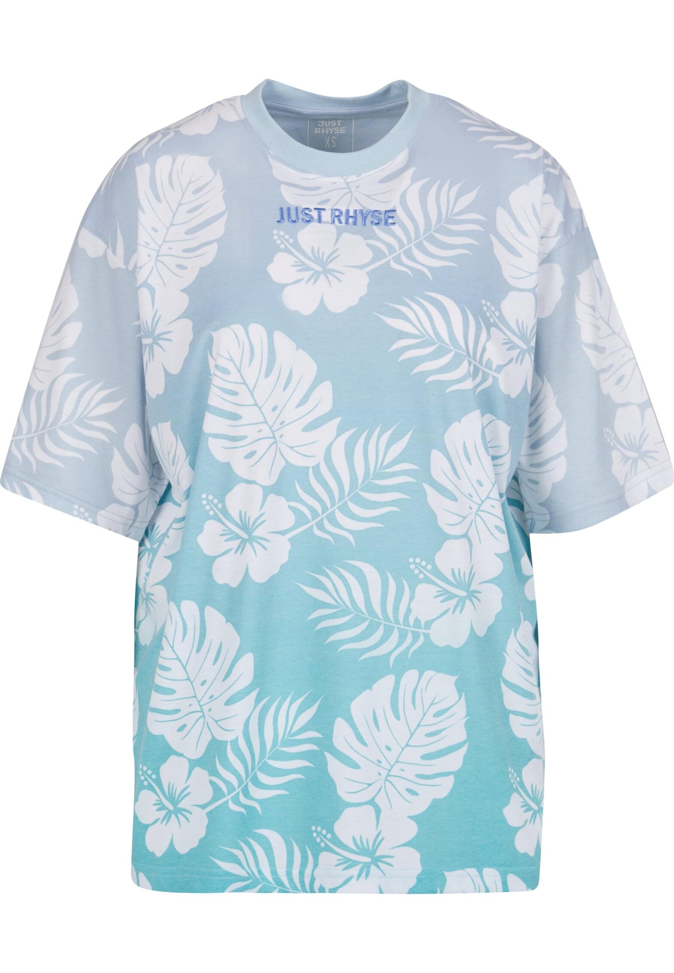 T-shirt 'Holidays' Just Rhyse en bleu : devant