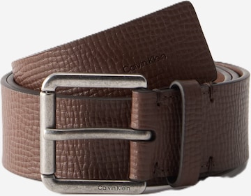 Ceinture Calvin Klein en marron : devant