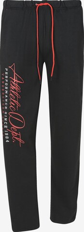 Jan Vanderstorm Regular Pants 'Bjan' in Black: front