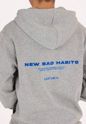 Les'Arcs Sports sweatshirt 'Derbe' in Grey