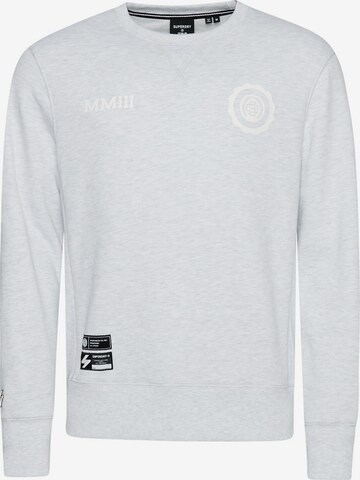 Superdry Sweatshirt 'College Arch' in Grey: front