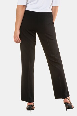 Ulla Popken Regular Pantalon 'Mandy' in Zwart