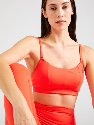 ADIDAS SPORTSWEAR Bralette Sports Bra 'Studio Light-Support' in Red