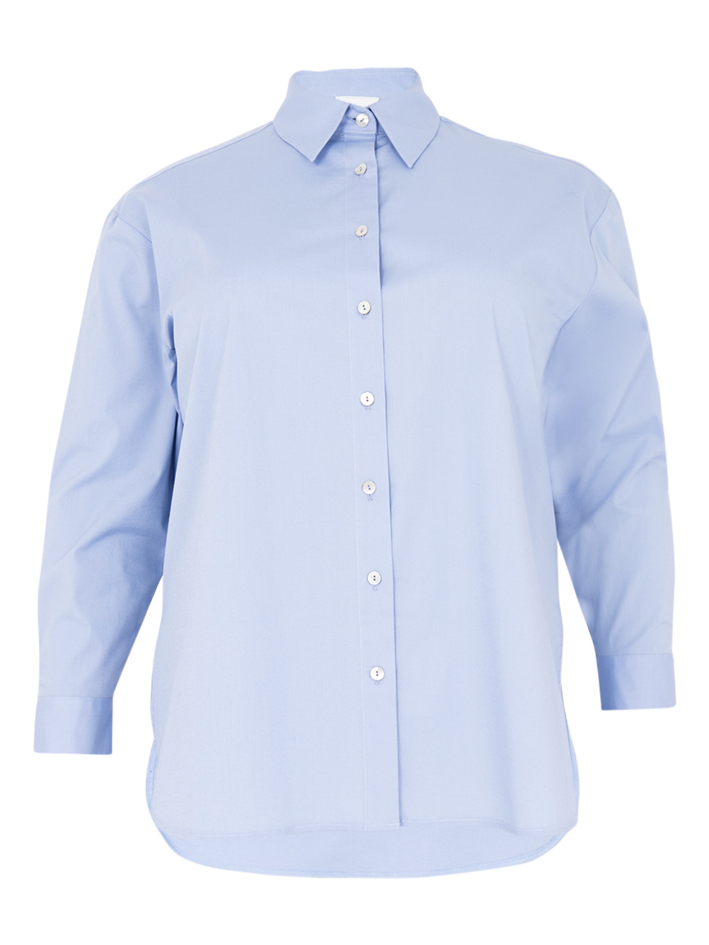 YOEK Blouse in Blauw: voorkant