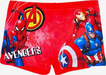 Marvel Avengers Badeshorts 'Avengers' in Rot: Vorderseite