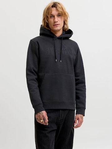 Felpa di JACK & JONES in nero: frontale