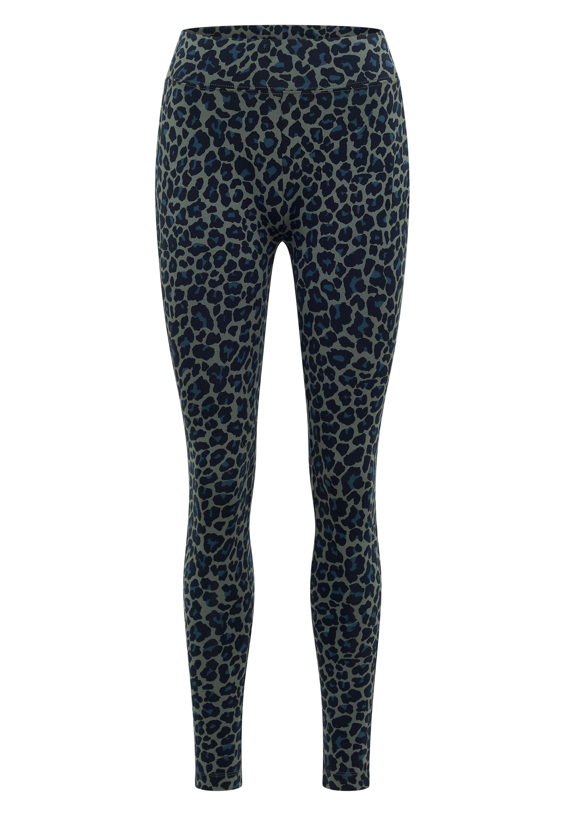 CECIL Skinny Leggings 'Tracey' i grøn: forside