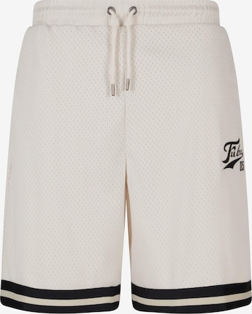 Regular Pantalon 'Varsity' FUBU en beige : devant