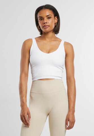 Bustier Soutien-gorge de sport Aim'n en blanc : devant