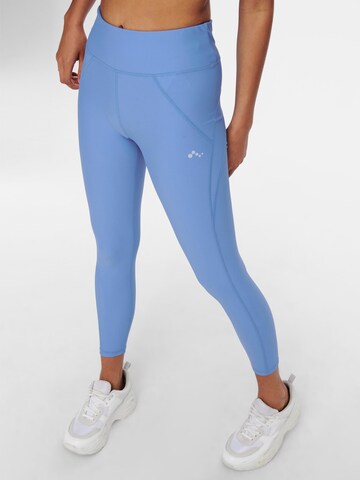 ONLY PLAY Skinny Workout Pants 'Janis' in Smoke Blue