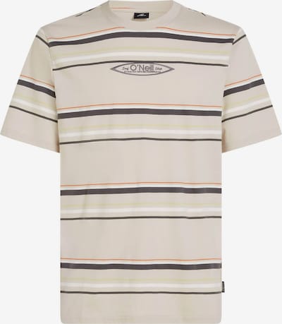 O'NEILL T-Shirt en beige / brun foncé / orange, Vue avec produit