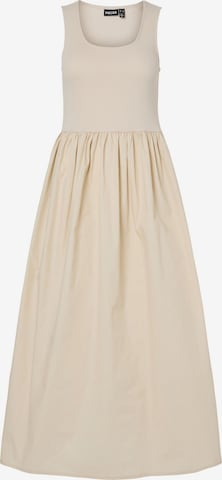 PIECES Jurk 'PCDulla' in Beige: voorkant