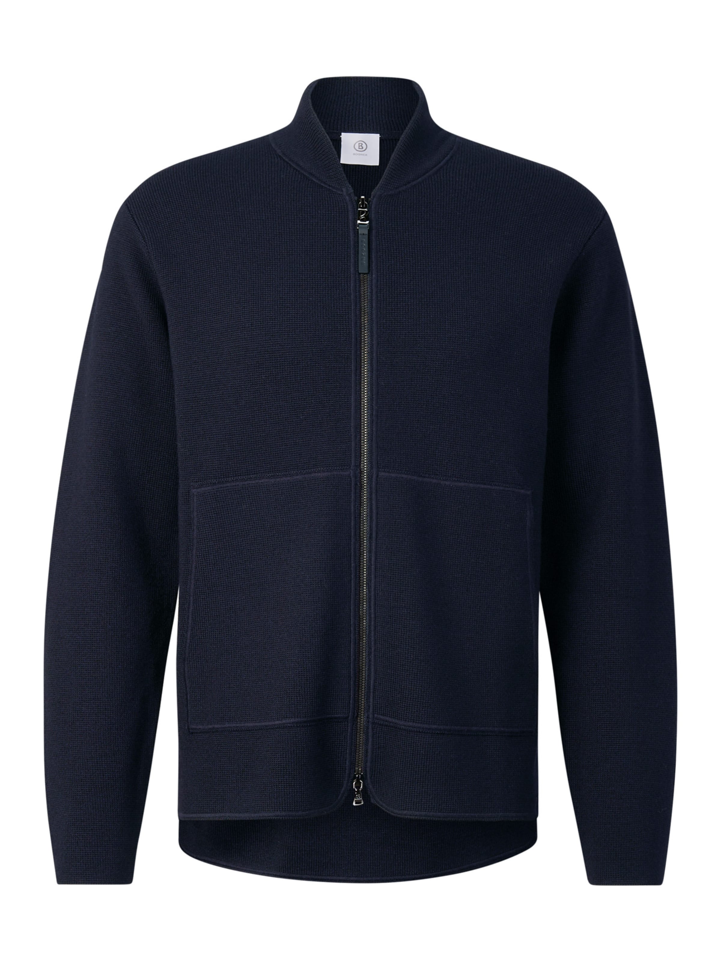 BOGNER Strickjacke 'Everest' in Blau: Vorderseite