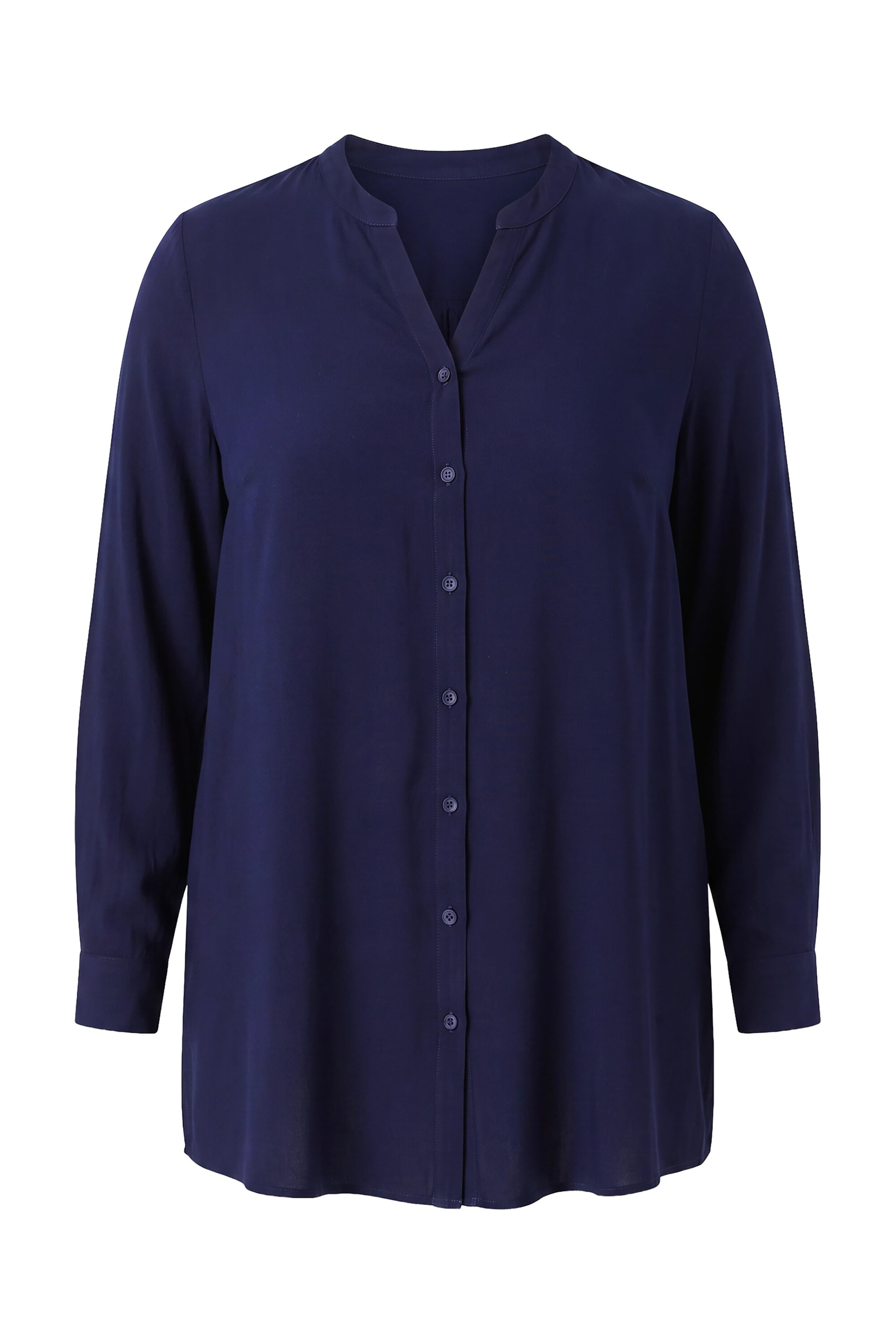 MIAMODA Blouse in Blue: front