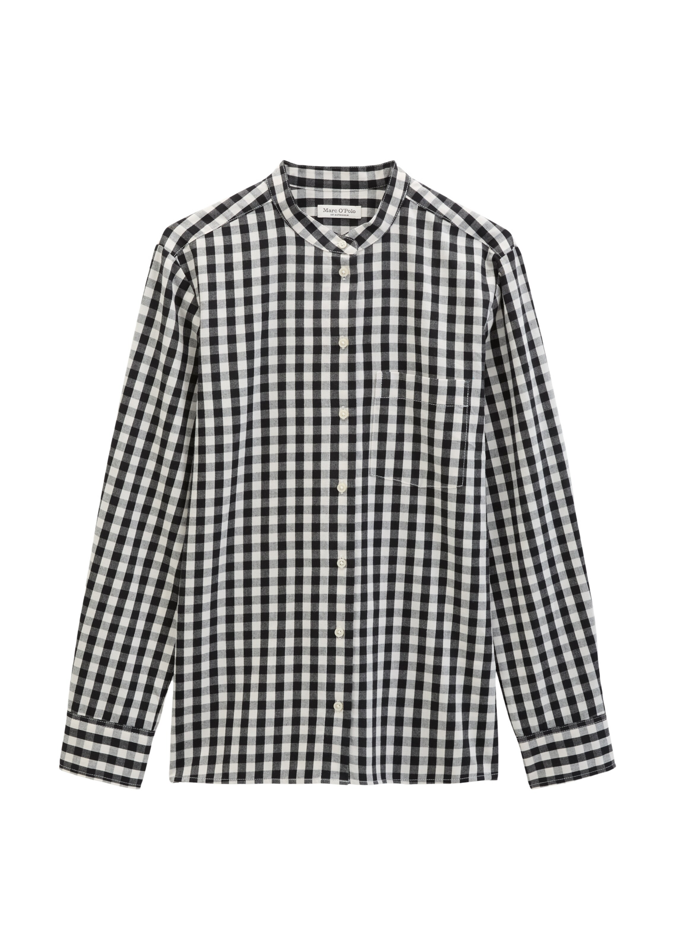 Marc O'Polo Blouse in Zwart: voorkant
