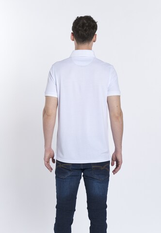 DENIM CULTURE - Camisa 'Ivan' em branco