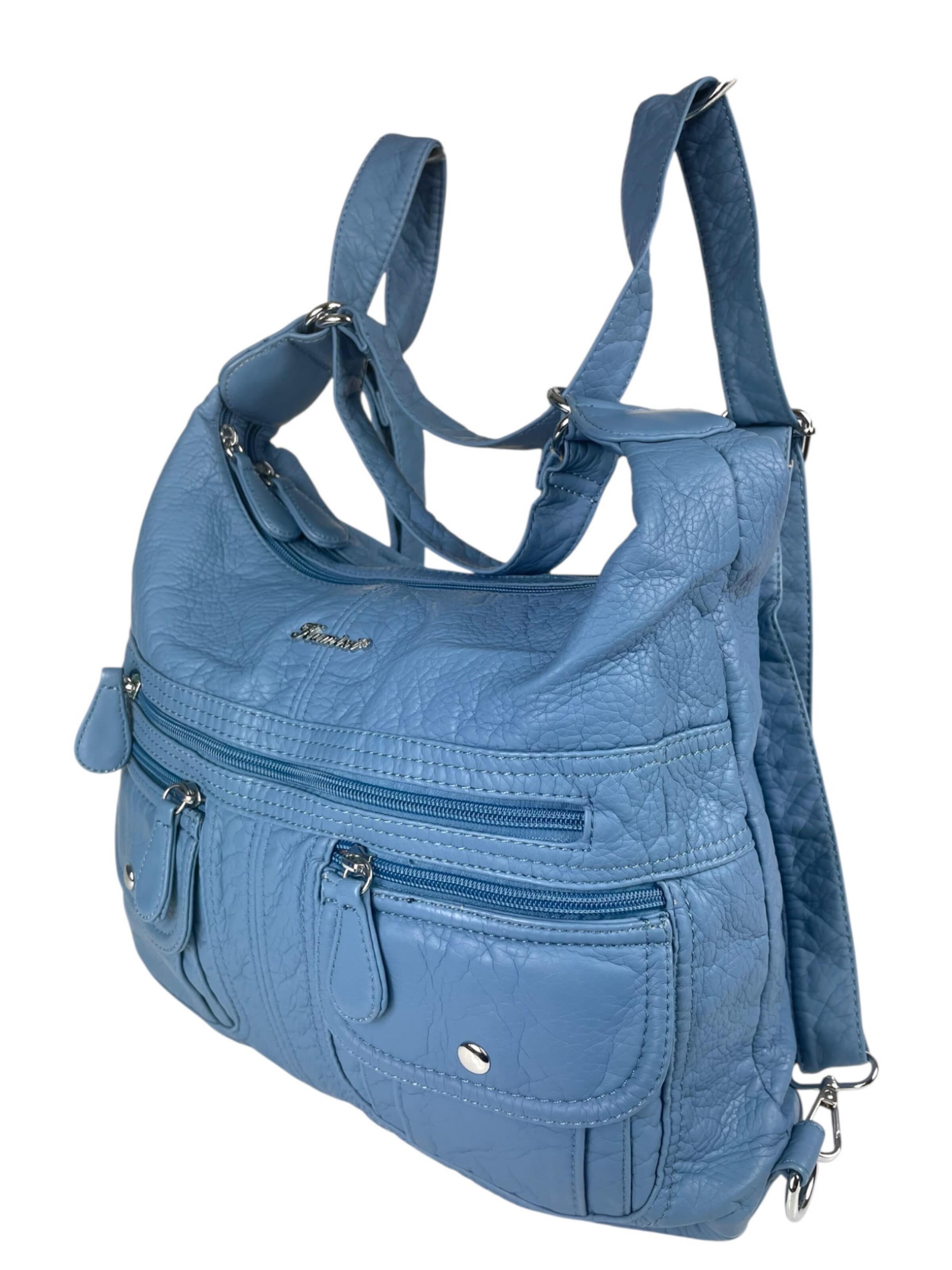 Kumixi Backpack '2in1 Rucksacktasche' in Blue: front