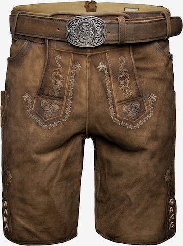 STOCKERPOINT Traditional Pants 'Georg' in Brown: front