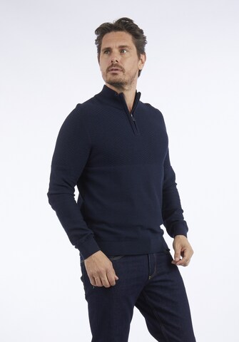 Pull-over HECHTER PARIS en bleu : devant