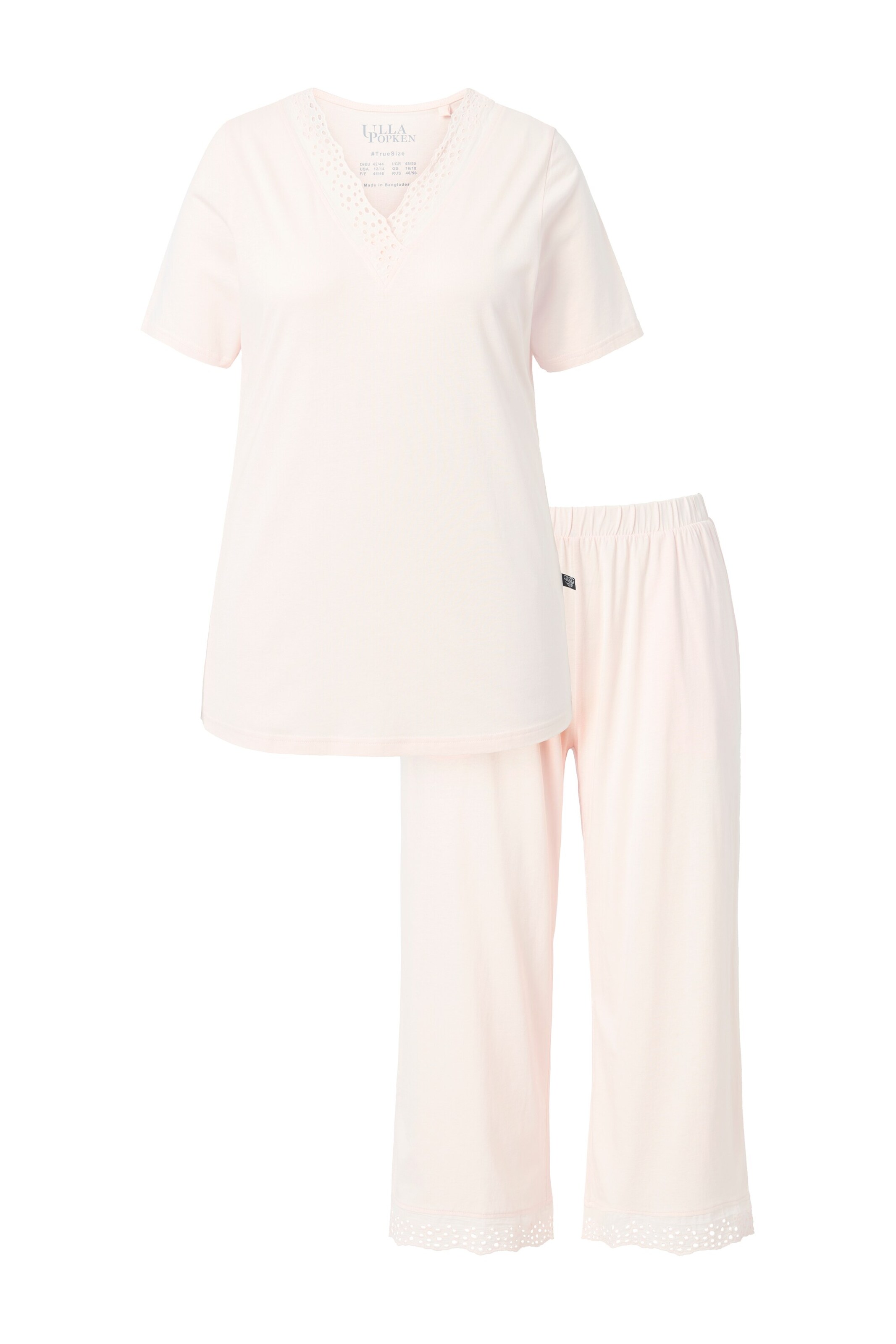 Ulla Popken Pyjama in Pink: Vorderseite