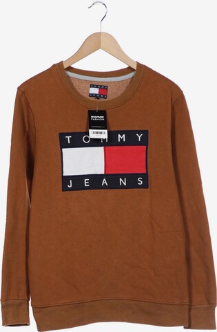 Tommy Jeans Sweatshirt & Zip-Up Hoodie in XL in Brown: front