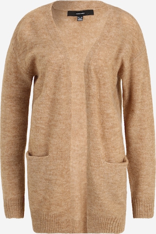 Vero Moda Tall Knit Cardigan 'DANIELA' in Beige: front