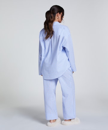 Hunkemöller Slaapshirt in Blauw
