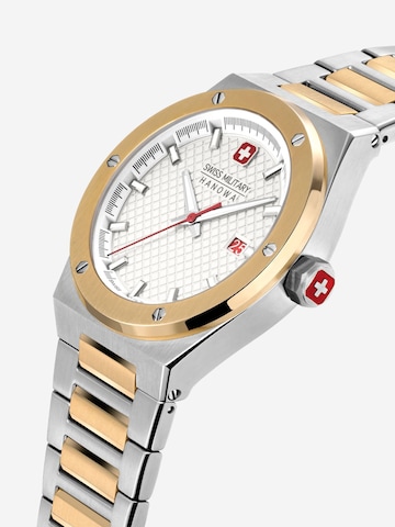 SWISS MILITARY HANOWA Analoog horloge 'Sidewinder' in Zilver