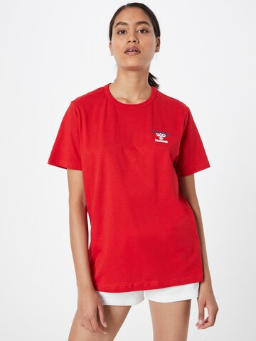 Hummel Funktionsbluse 'Dayton' i rød: forside