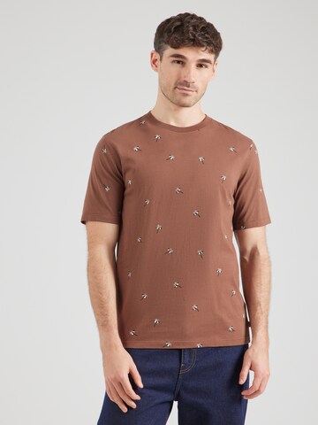 SCOTCH & SODA Tričko - Hnedá: predná strana