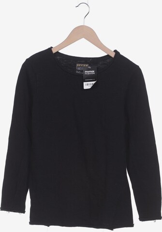 Review Sweatshirt & Zip-Up Hoodie in S in Black: front