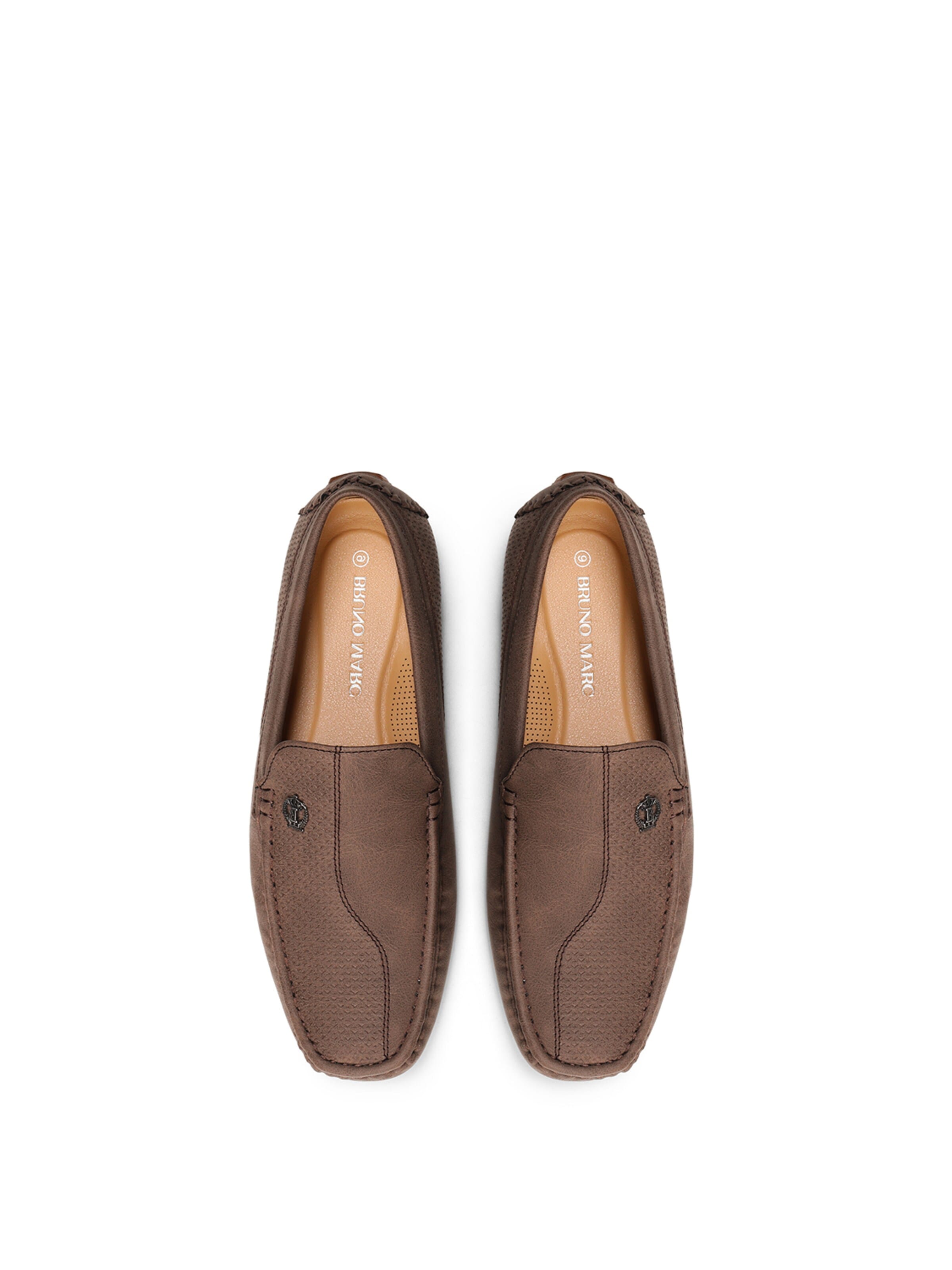 Mocassino 'Bruno Marc Herren Klassische Mokassins Flache Slipper Slip on Penny Loafer Weich Comfort Schuhs' di Bruno Marc in marrone