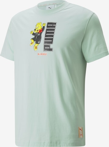 PUMA Shirt 'Haribo' in Groen: voorkant