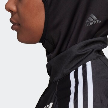 juoda ADIDAS SPORTSWEAR Sportinis šalikas 'Run Icons 3-Stripes Hijab'